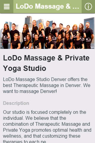 LoDo Massage Studio screenshot 2