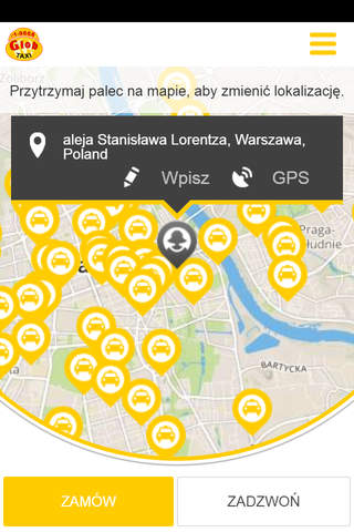 Glob Taxi Warszawa screenshot 2