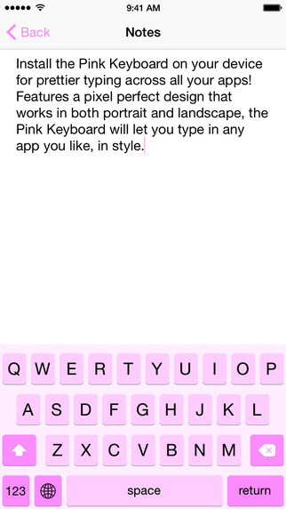 Pink Keyboard Extension