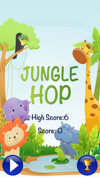 Jungle Hop - fun and addictive game for kids and adults on iPhone and iPad