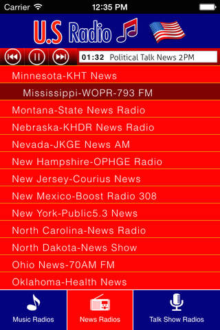 U.S. Radio screenshot 2