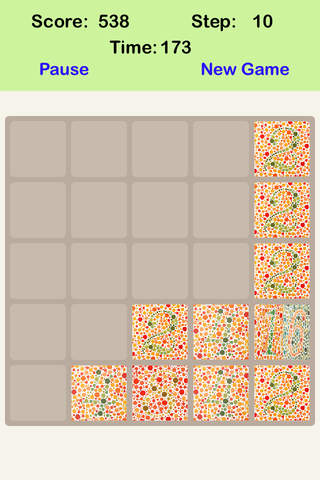 Color Blind² 5X5 - Sliding Number Tiles & Who Can Get Success Within 11 Steps screenshot 3