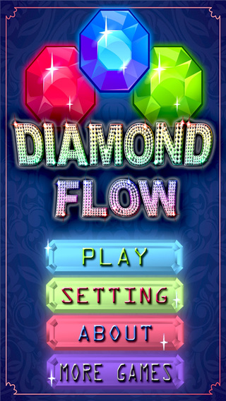 AAA diamond-flowQ:Connect the same color diamond and score hiigh
