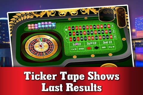 Macau Roulette Table PRO - Live Gambling and Betting Casino Game screenshot 3