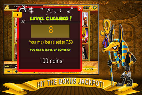 A+ Egyptian Pharaoh Slots - Casino Cleopatra Way screenshot 2