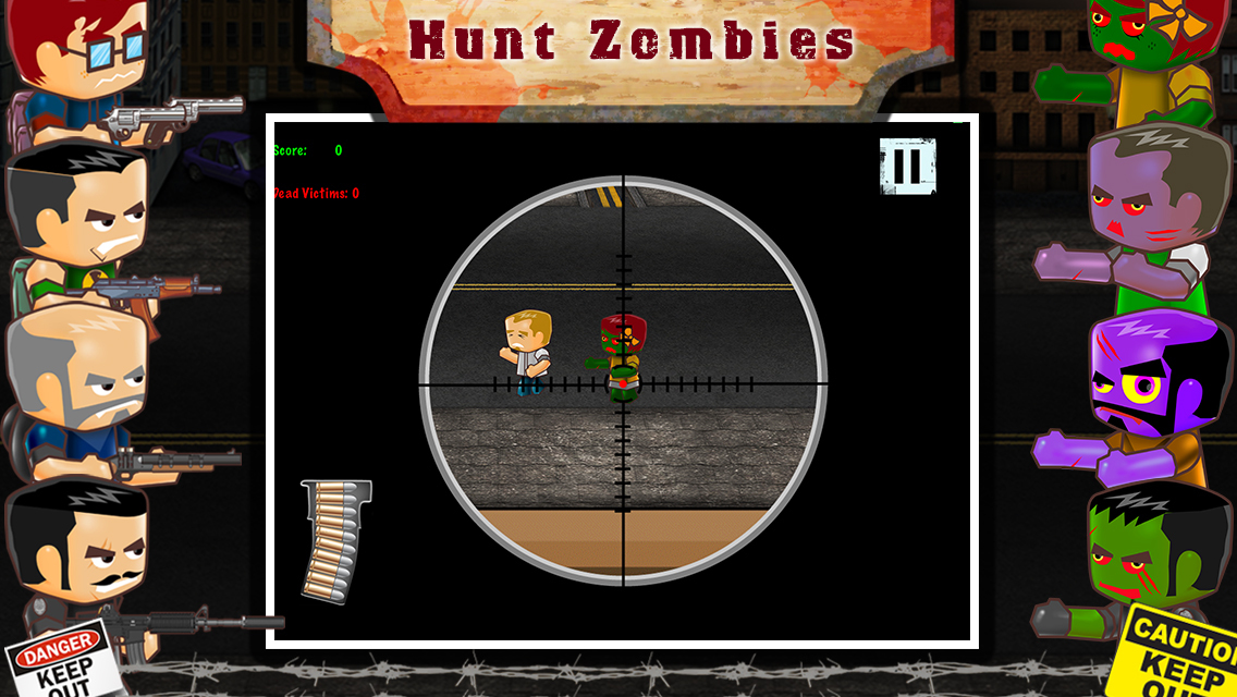 zombie block shooter online game