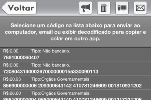 iBoleto - scanner de boleto bancário screenshot 2