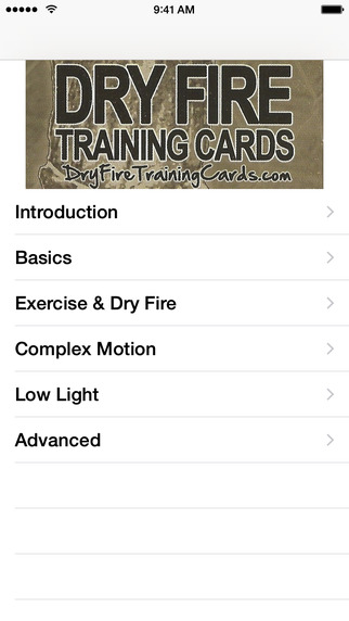 Dry Fire Training Cards