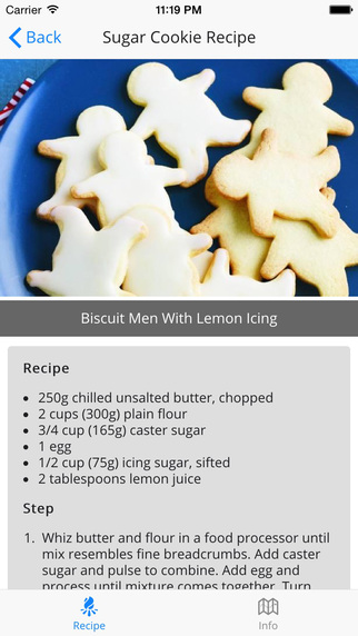 【免費生活App】Sugar Cookie Recipe-APP點子