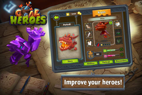Goal Heroes - Online RPG and Strategy Game screenshot 2