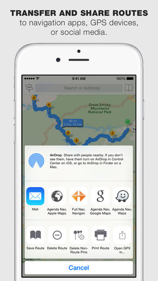 【免費交通運輸App】inRoute - Intelligent Route and Road Trip Planner-APP點子