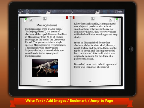 iBookWriter - Write Books (iPad Edition) screenshot 2
