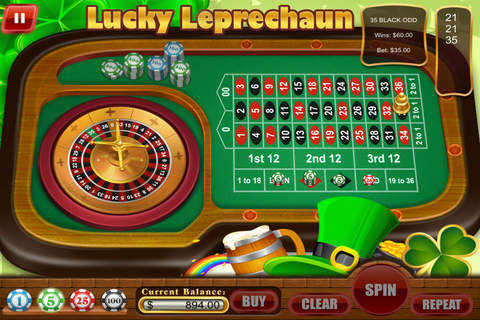 Amazing Lucky Leprechaun with Big Heart Roulette Casino - Hit & Crack the Jackpot Fortune Slots Pro screenshot 4