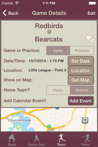 TeamShare-Baseball - Game Data Tracker screenshot 4
