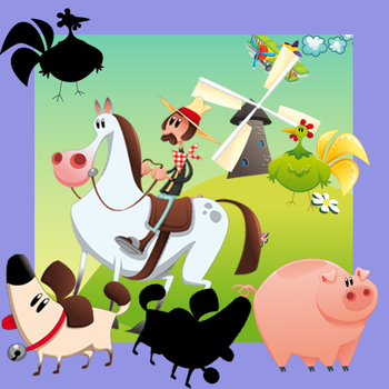 Animated Shadow Puzzle: Funny Game-s For Small Kid-s with Happy Farm Animal-s LOGO-APP點子