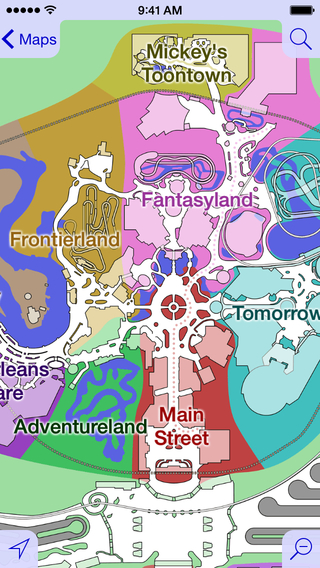 【免費旅遊App】Disneyland Maps-APP點子