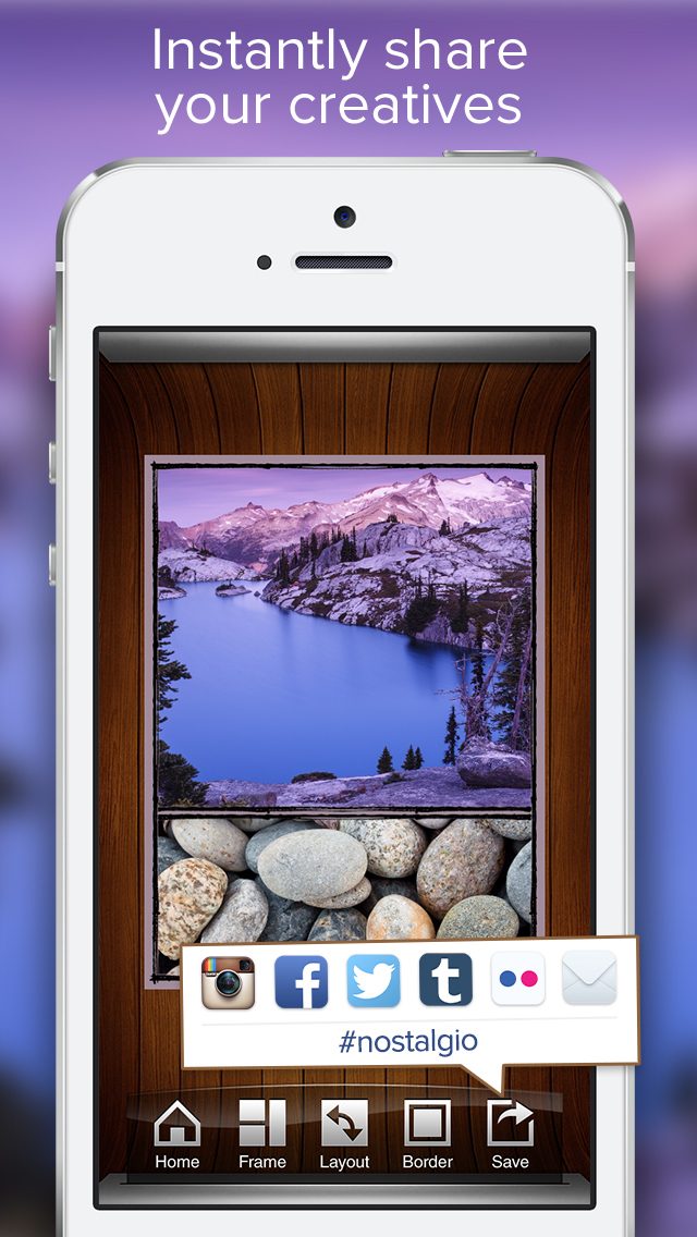 Nostalgio - Photo Collage Maker, Picture Editor and Pic Frames for Instagram Screenshot 5