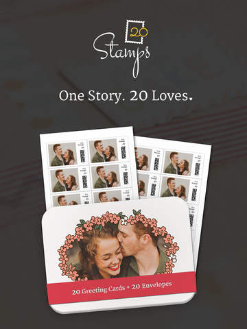 【免費生活App】20Stamps - Customize US Postage Stamps & Greeting Cards & Postcards-APP點子