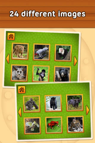 Jungle and Rainforest Animals: puzzle game screenshot 3