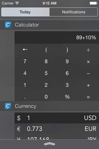 Widgets - Calculator, Currency and Calendar screenshot 4