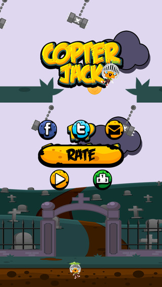 【免費遊戲App】Flying Copter Jack-APP點子