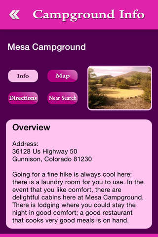 Colorado Campgrounds & RV Parks screenshot 3