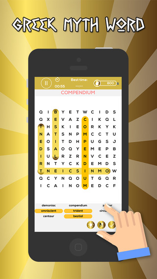 【免費遊戲App】Word Search Greek Gods Mythology-APP點子