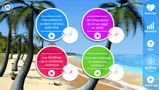 【免費健康App】Biofeedback de cohérence cardiaque : La Plage-APP點子