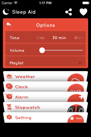 Smart Alarm Clock - wake up with weather forecast, music sleep, stopwatch and countdown timer screenshot 3