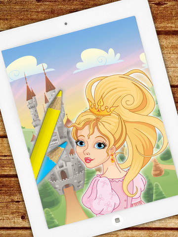 【免費娛樂App】Princesses Coloring Book - color and paint the princess - premium-APP點子