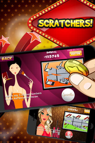 Make Up Scratchers - Fashion Scratch Off Blitz LT Free screenshot 4