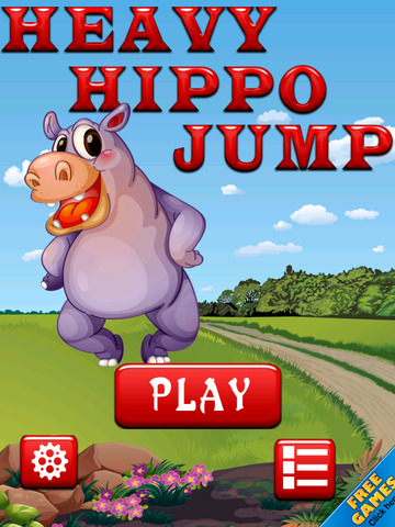 【免費遊戲App】Heavy Hippo Jump-APP點子