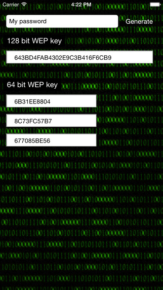 【免費工具App】WEP Password Generator-APP點子