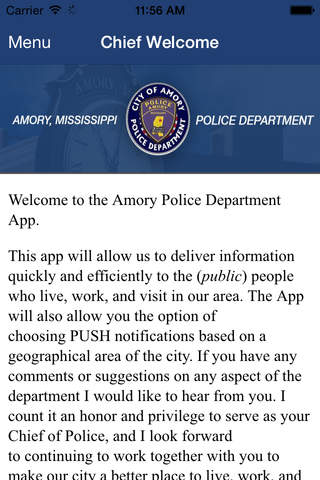 Amory MS Police Department screenshot 3