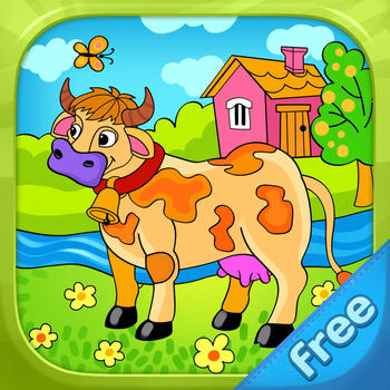 Farm Animals - Living Coloring Free LOGO-APP點子