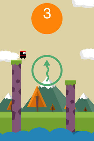 Bouncing Stickman : Jump & Fly Ketchapp Ninja - Pinball Subway Sniper ! screenshot 2