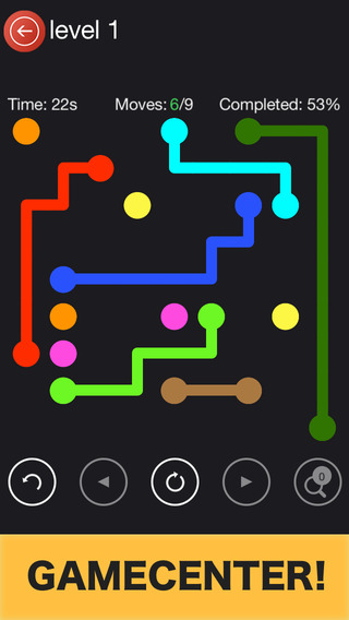 【免費遊戲App】Flowing Dots - The Best Puzzle Game-APP點子