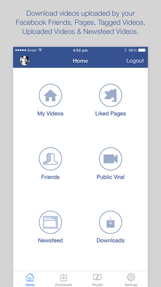 Video download for facebook - save videos