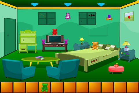 Escape From Green Bedroom screenshot 2
