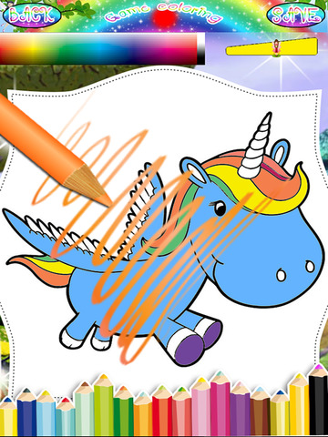 【免費遊戲App】Kids Coloring Unicorn and Mia Edition-APP點子