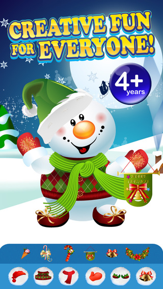 【免費遊戲App】Design and Build My Frozen Snowman Christmas Creation Game - Free App-APP點子