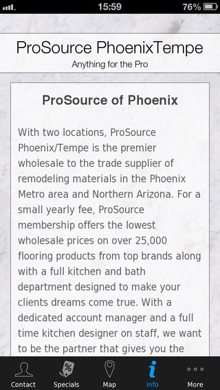 【免費商業App】ProSource PhoenixTempe-APP點子