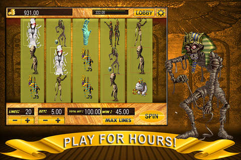 A+ Egyptian Pharaoh Slots - Casino Cleopatra Way screenshot 4