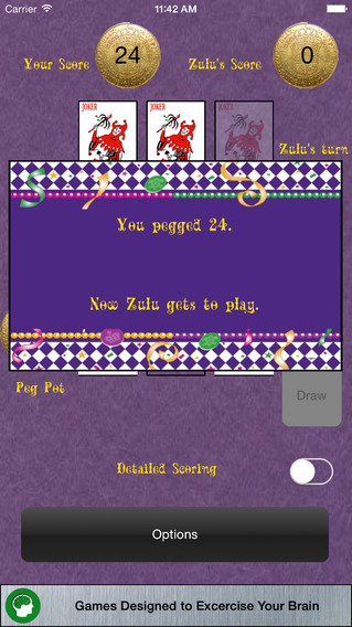 【免費遊戲App】Mardi Gras Cribbage-APP點子