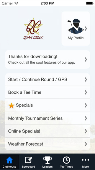 【免費運動App】Quail Creek Golf Club-APP點子