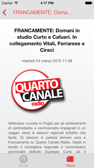 【免費音樂App】Quarto Canale Radio App-APP點子