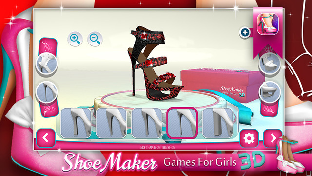 【免費生活App】Shoe Maker Games for Girls 3D: Become a Top Stylist in the World of Fashion Design-APP點子