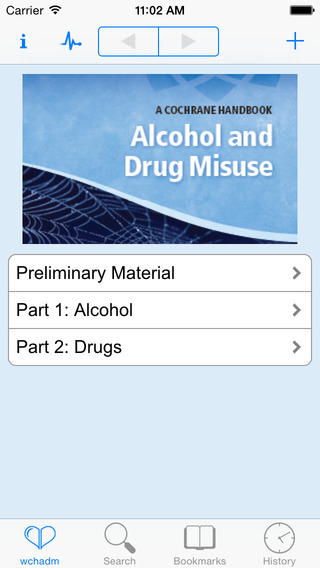 【免費醫療App】Cochrane Handbook of Alcohol and Drug Misuse-APP點子