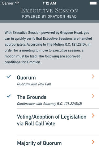Executive Session powered by Graydon Head screenshot 3