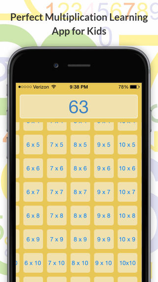 Learn Times Table: Multiplication Trainer and Learning Tool for Kids